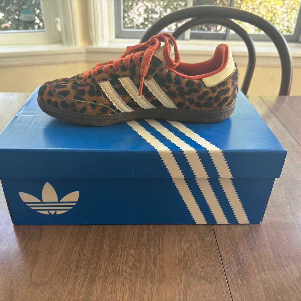 Adidas Originals Samba Sneakers in Leopard Print - Picture 4 of 8